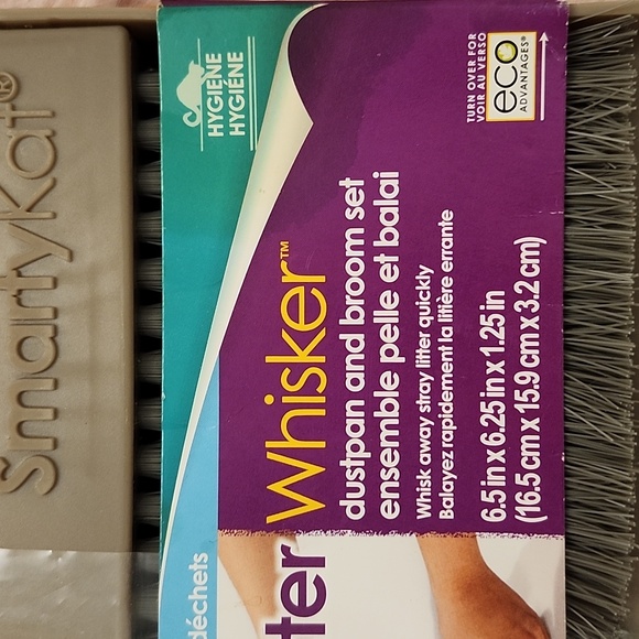 Brand New SMARTYKAT Litter Whisker Dustpan & Broom Set - Picture 3 of 3